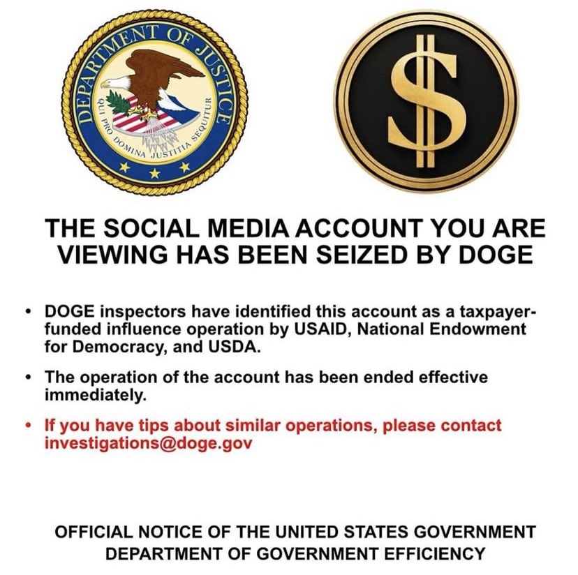 SEIZED BY DOGE